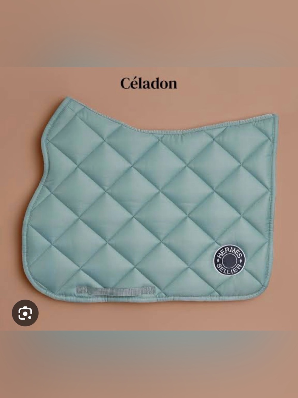 Hermes Celadon Derby limited edition Saddle Pad